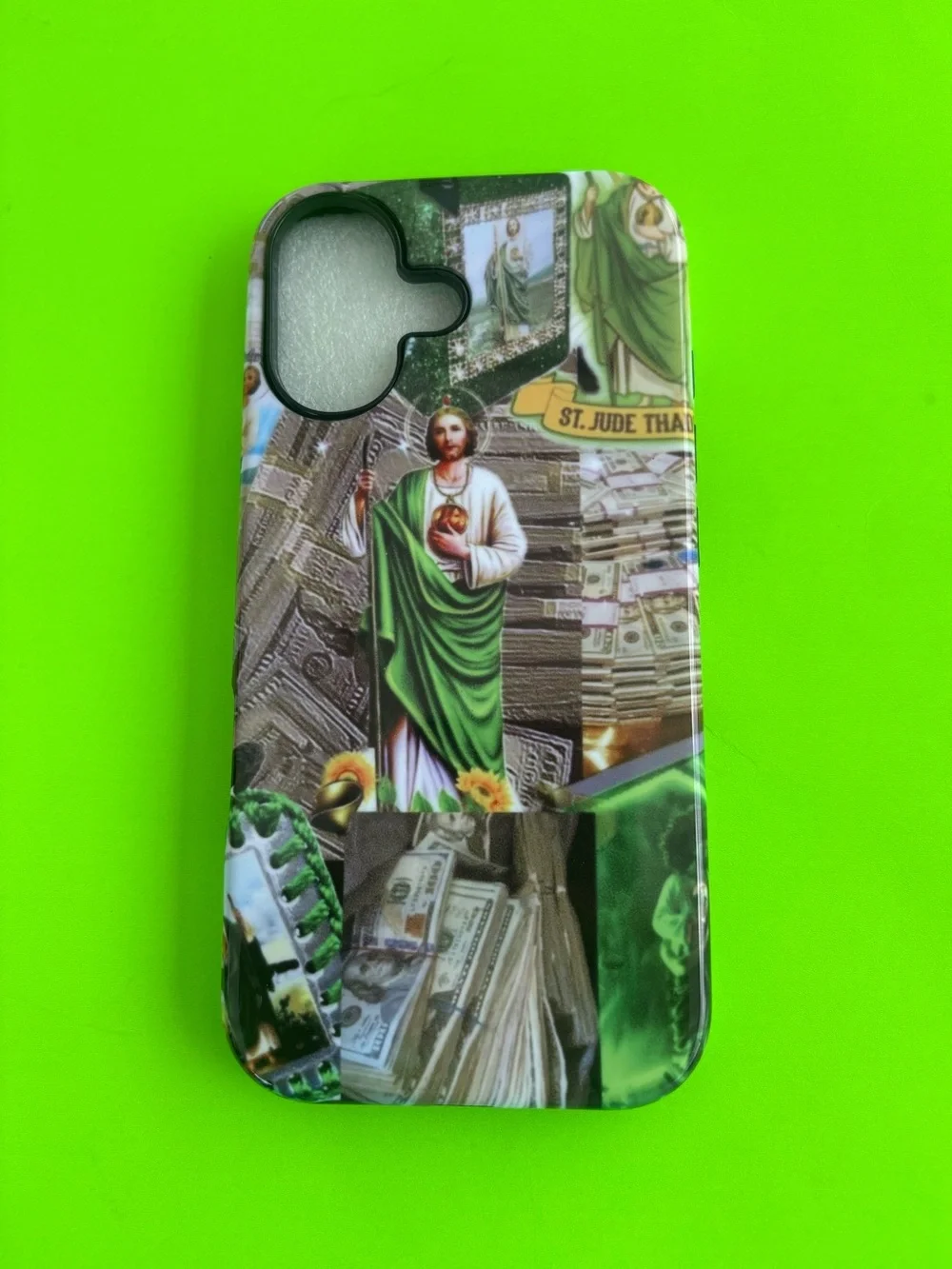 St. Jude Inspired Green Graphic iPhone 17 Case